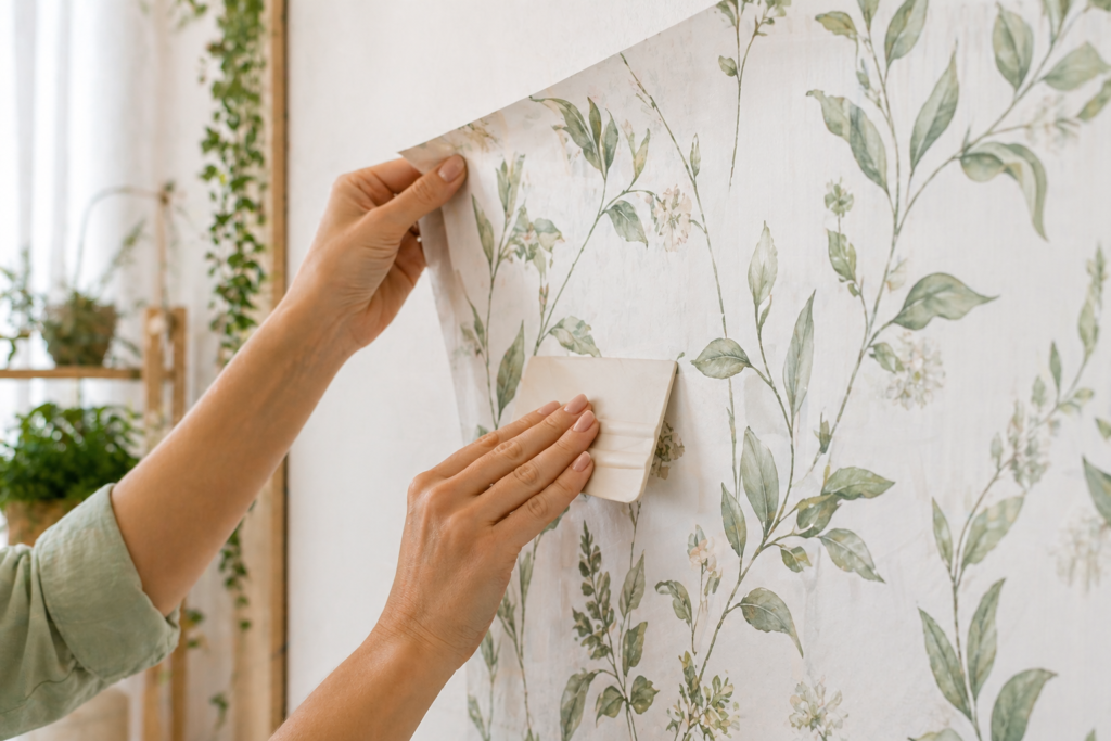 papel de parede adesivo para apartamento alugado