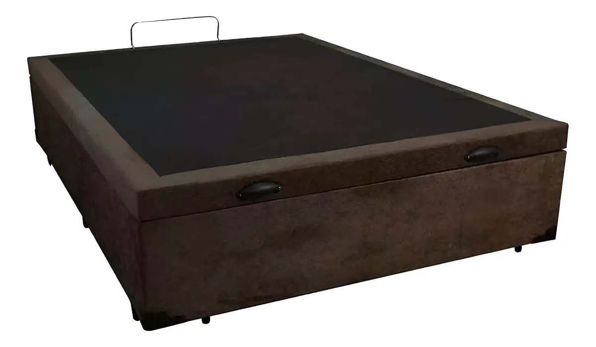 Cama box baú casal com pistão a gás Mercado Livre
