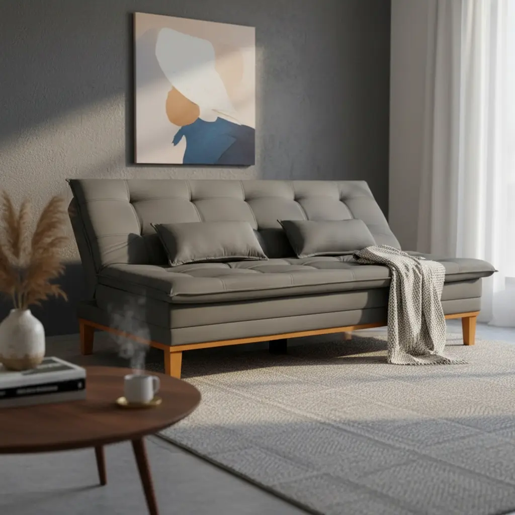 Sofá-cama 2 lugares retrátil Mercado Livre