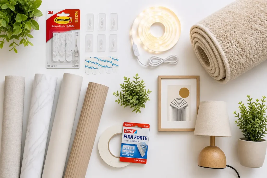 melhores produtos para decorar apartamento alugado