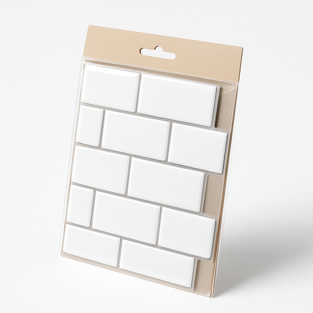 Art3d adesivo subway tile cozinha cinza branco