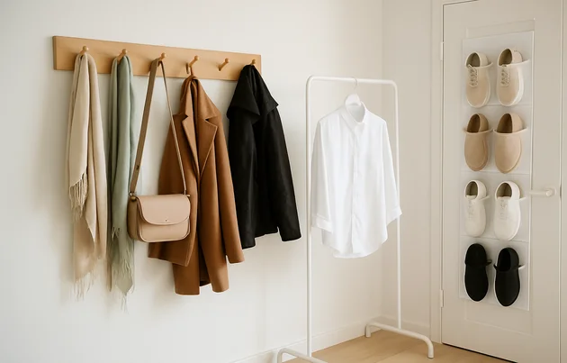 Soluções de organização para guarda-roupa pequeno sem comprar móvel novo