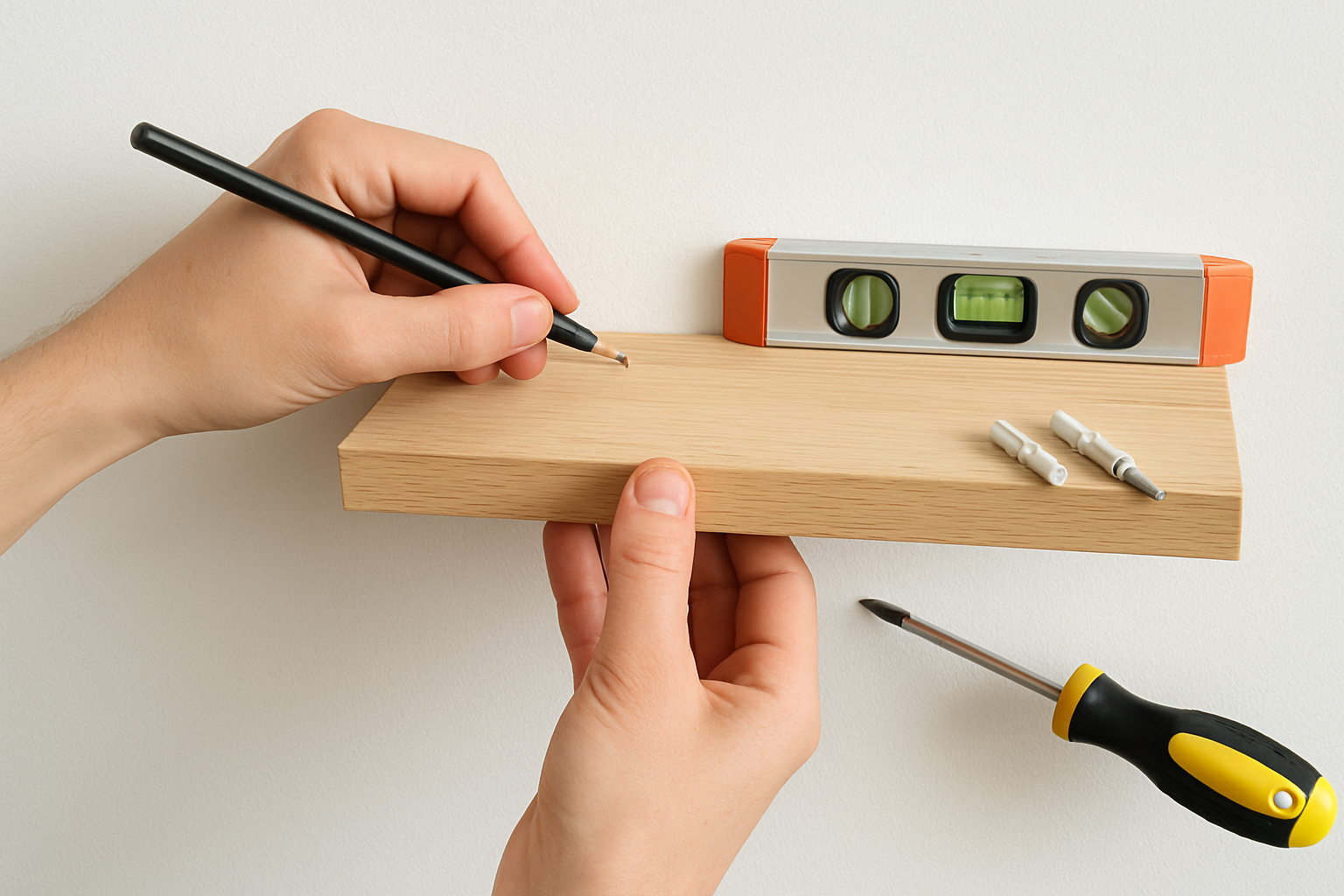 Passo a passo de como instalar prateleira flutuante no apartamento