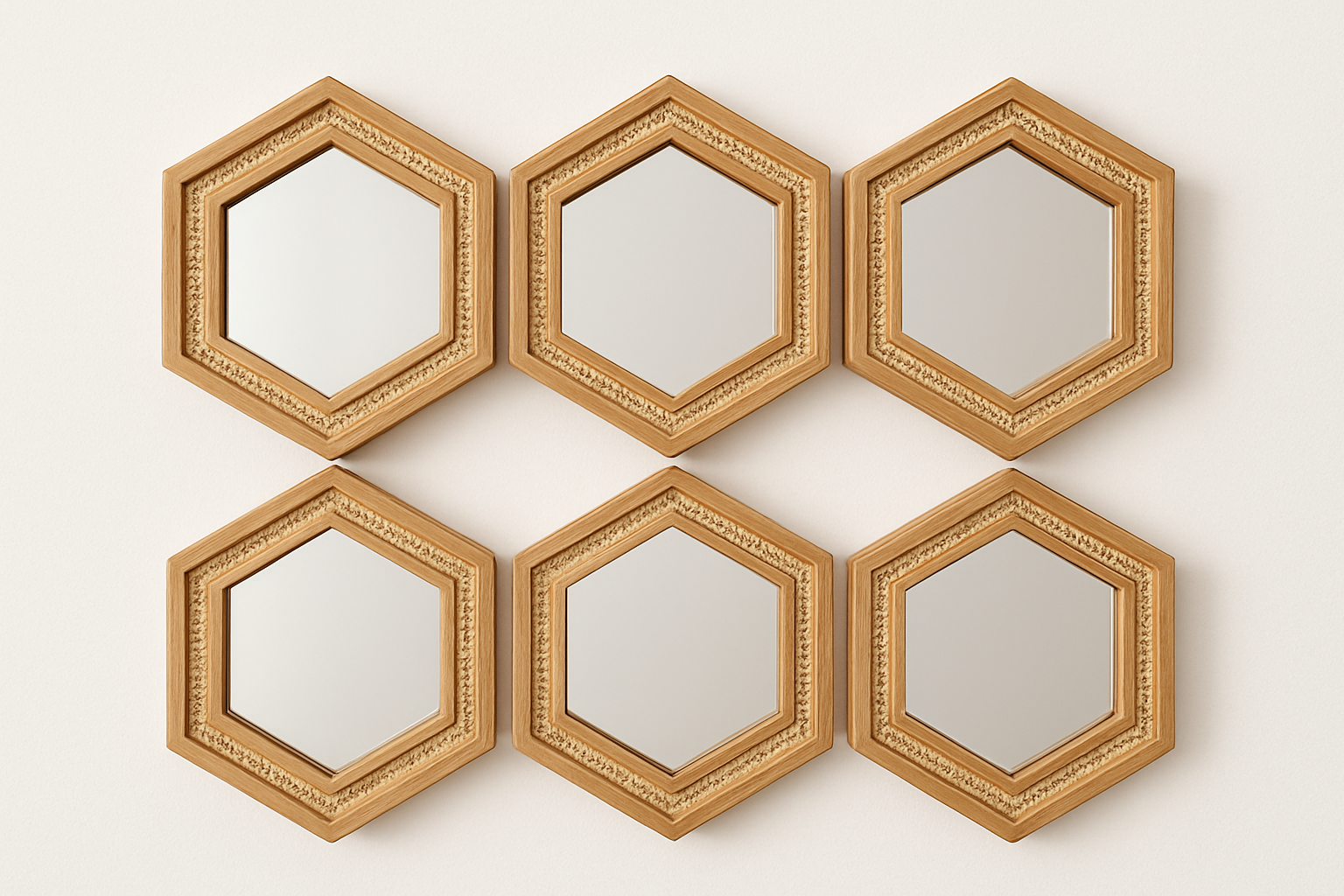 Painel de espelhos decorativos para sala pequena