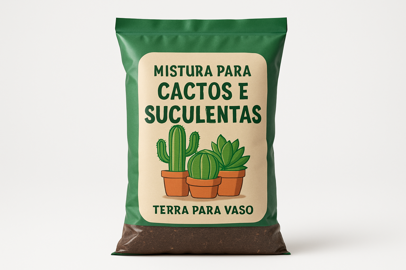 Substrato para cactos e suculentas