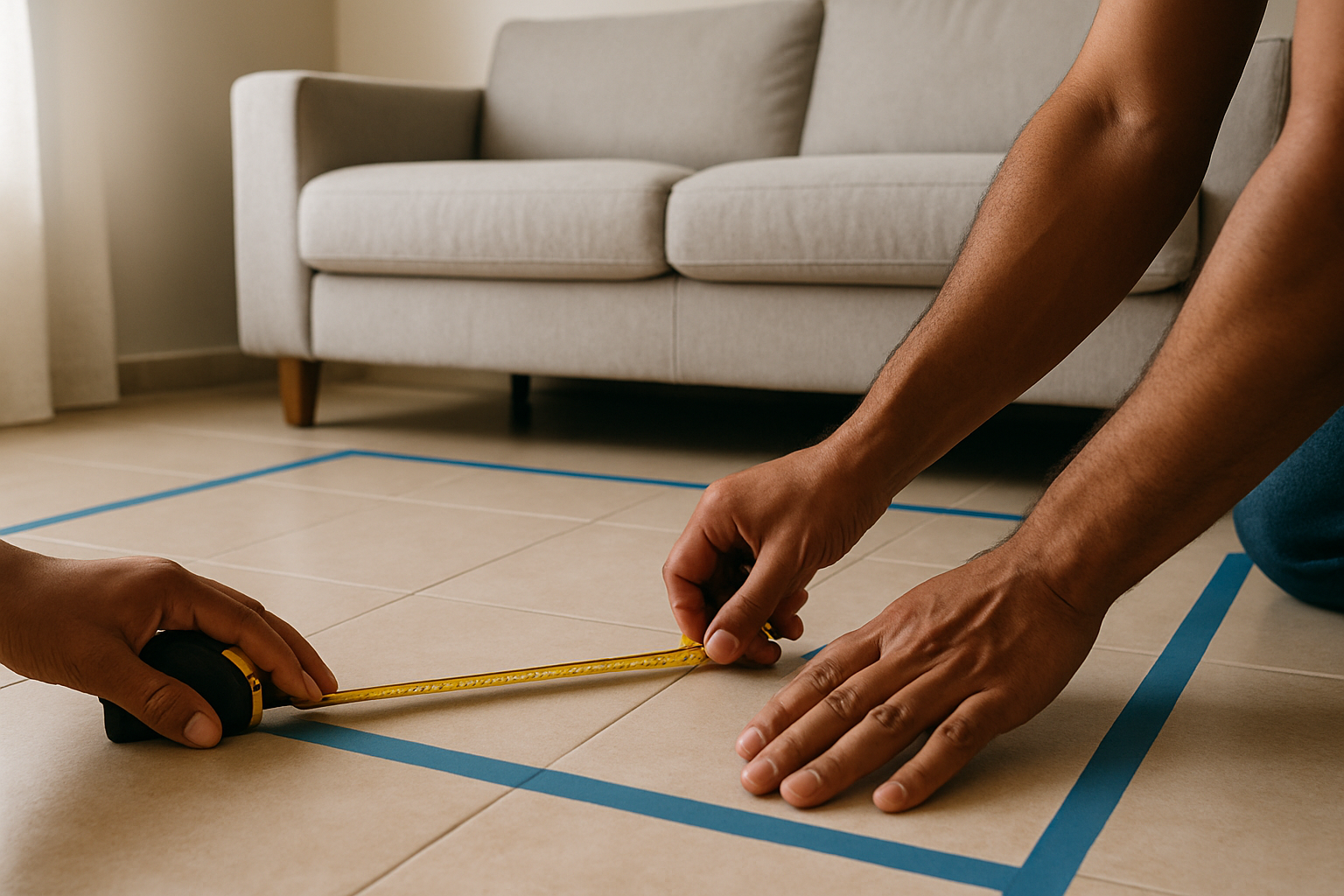 Medindo espaço para sofá-cama em apartamento pequeno