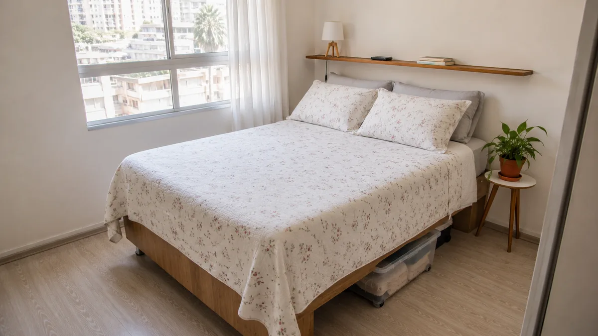 Como organizar quarto pequeno com pouco dinheiro