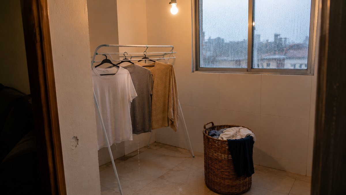 Secadora de roupas para apartamento sem varanda