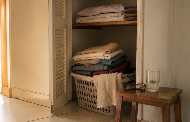 Secadora de roupas de parede instalada em cantinho de apartamento pequeno sem área de serviço